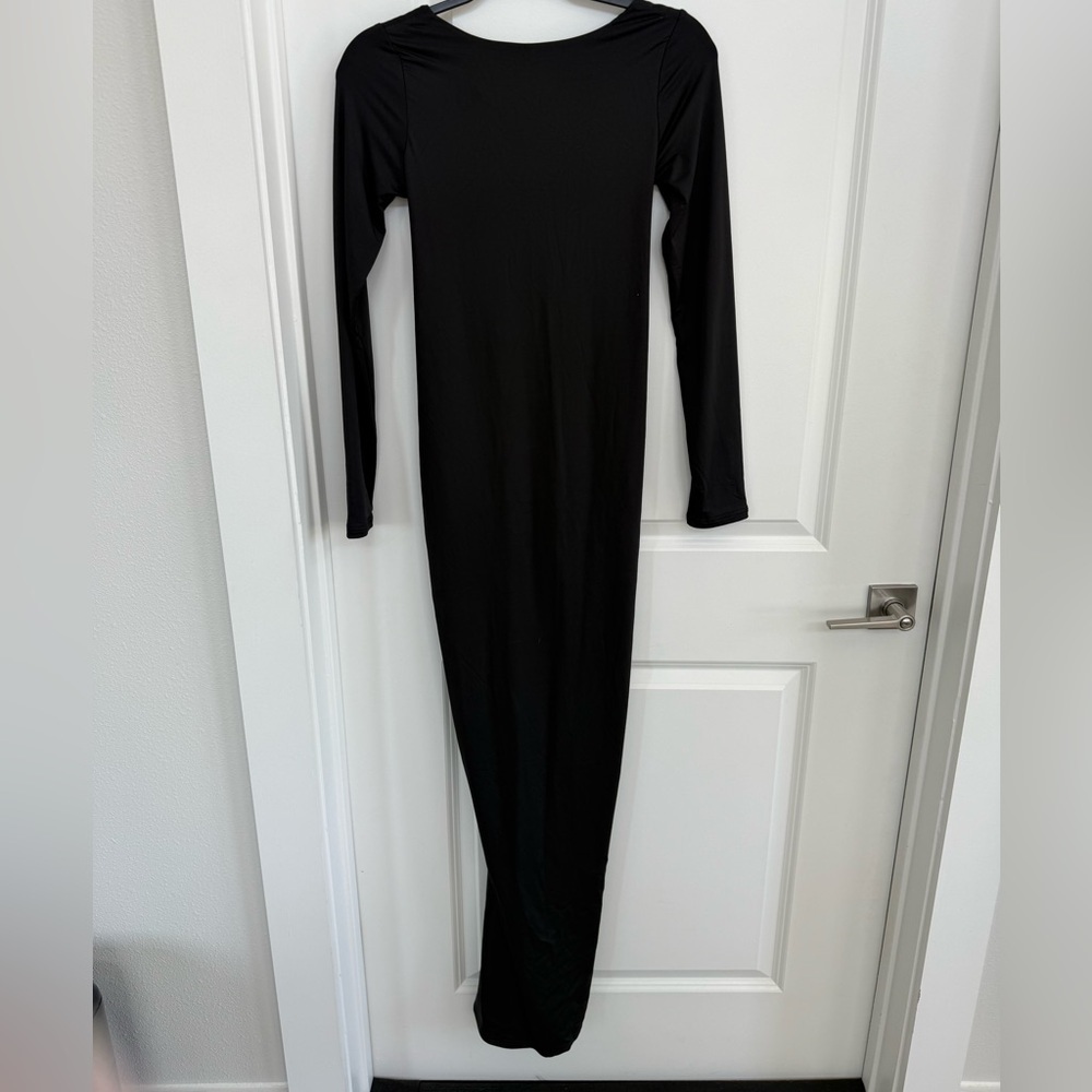 BABYBOO - Elegant Black Backless Dress - Picture 4 of 5